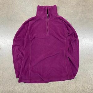 Columbia‎ Women's Purple Fleece Quarter Zip Size S Pullover